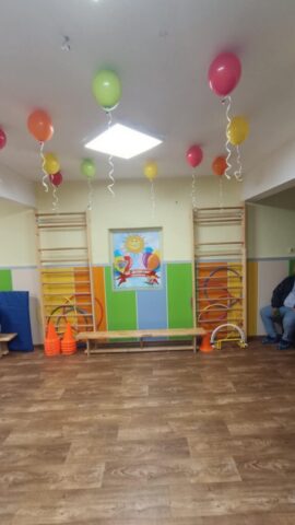 Новият физкултурен салон в Детска Градина Детски Свят село Долна Липница
